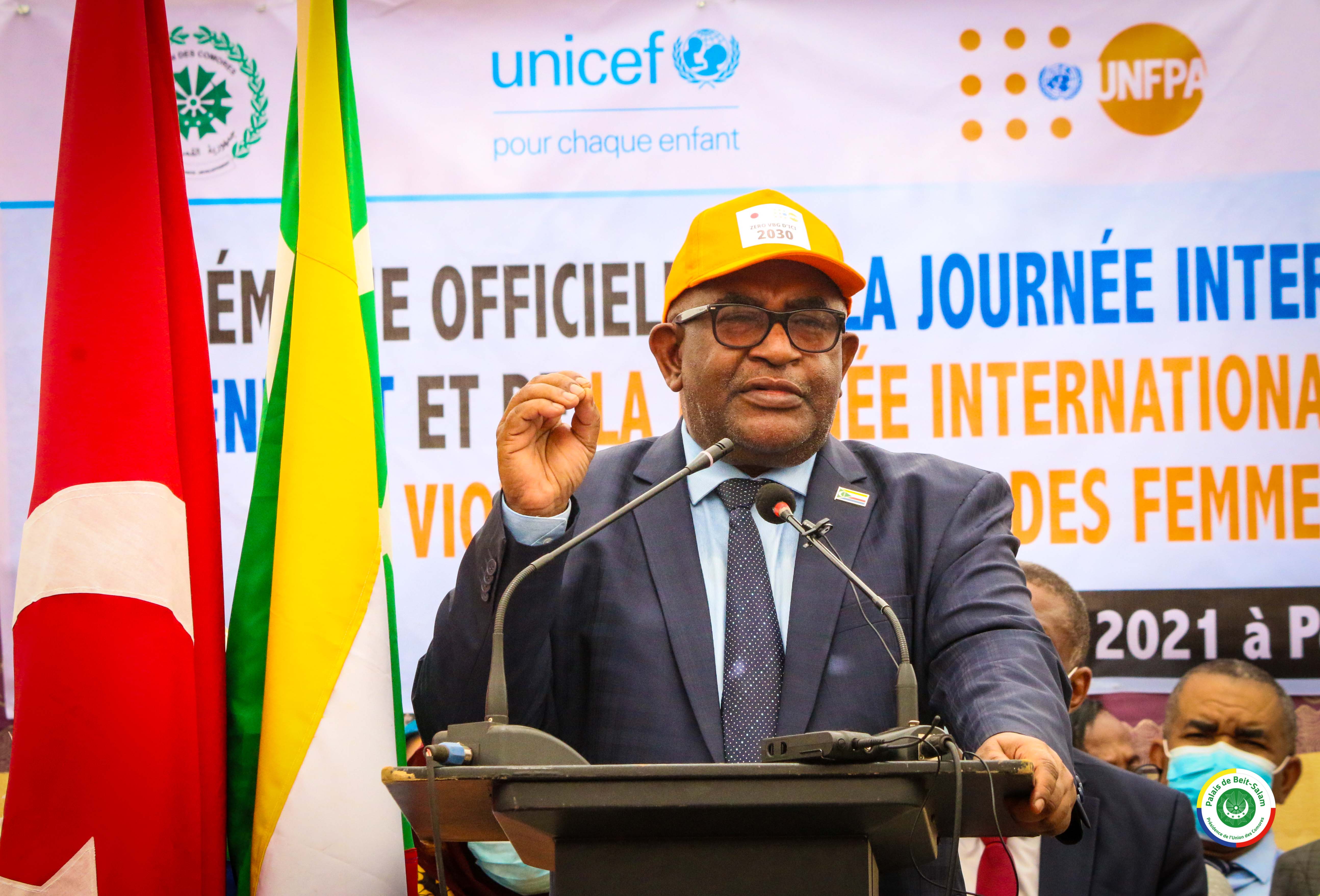 Discours de S.E.M  AZALI Assoumani, Président de l’Union des Comores à l’occasion de la Journée Internationale des Droits de l’Enfant et de la Journée contre les Violences faites aux Femmes et aux Enfants.